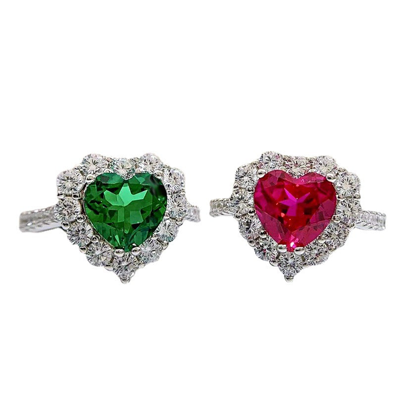 925 Sterling Silver Heart ring