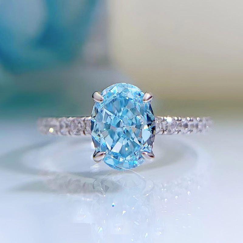 925 Sterling Silver Oval ring