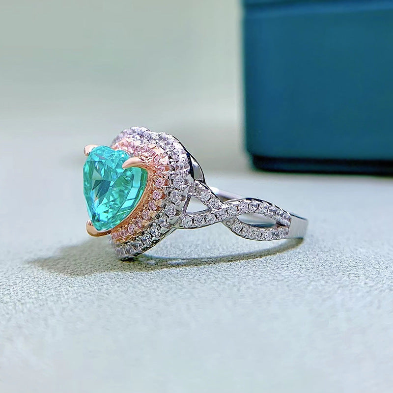 925 Sterling Silver Heart ring