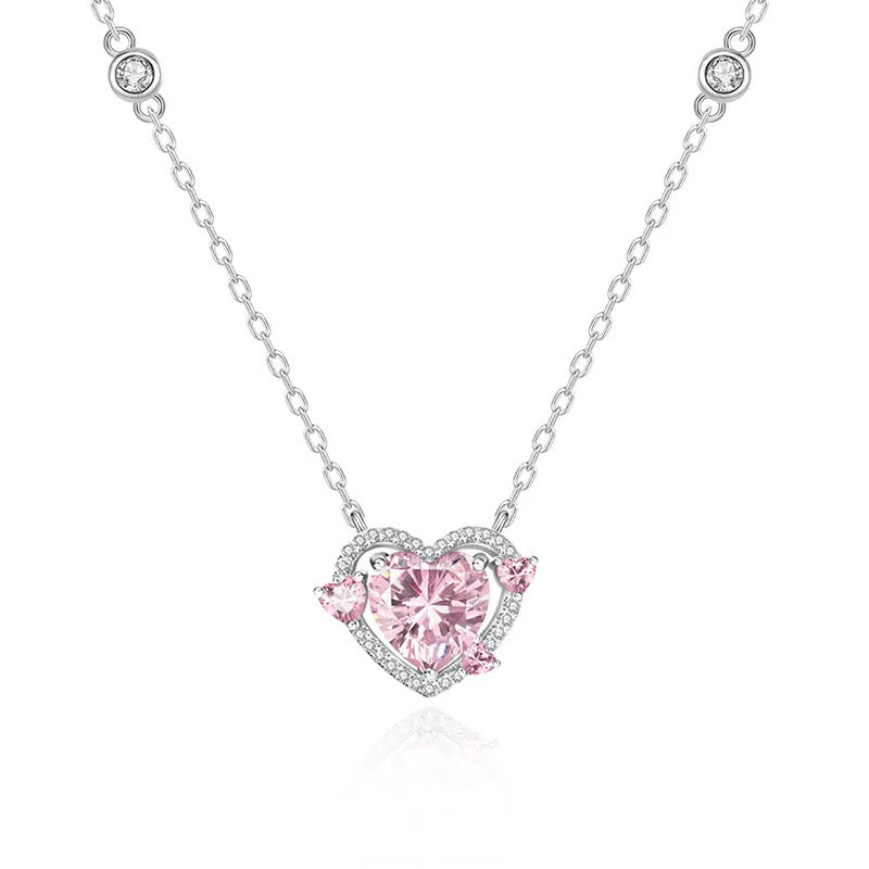 925 Sterling Silver Guardian Heart Necklace