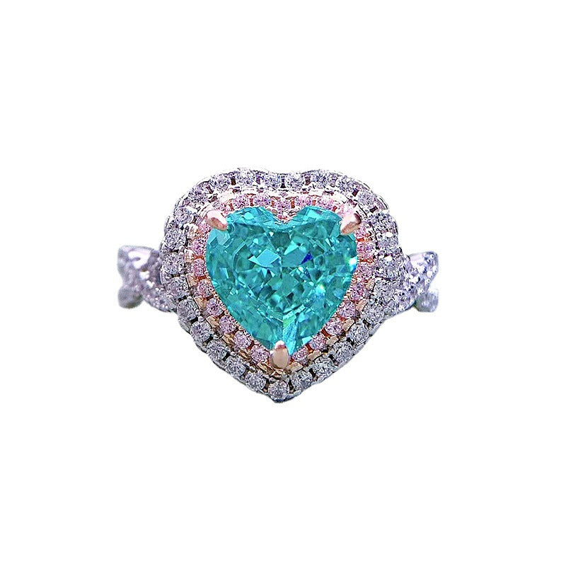 925 Sterling Silver Heart ring