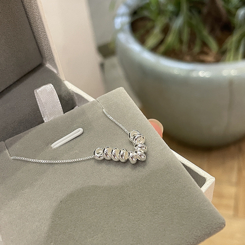 925 Sterling Silver Lucky bead necklace