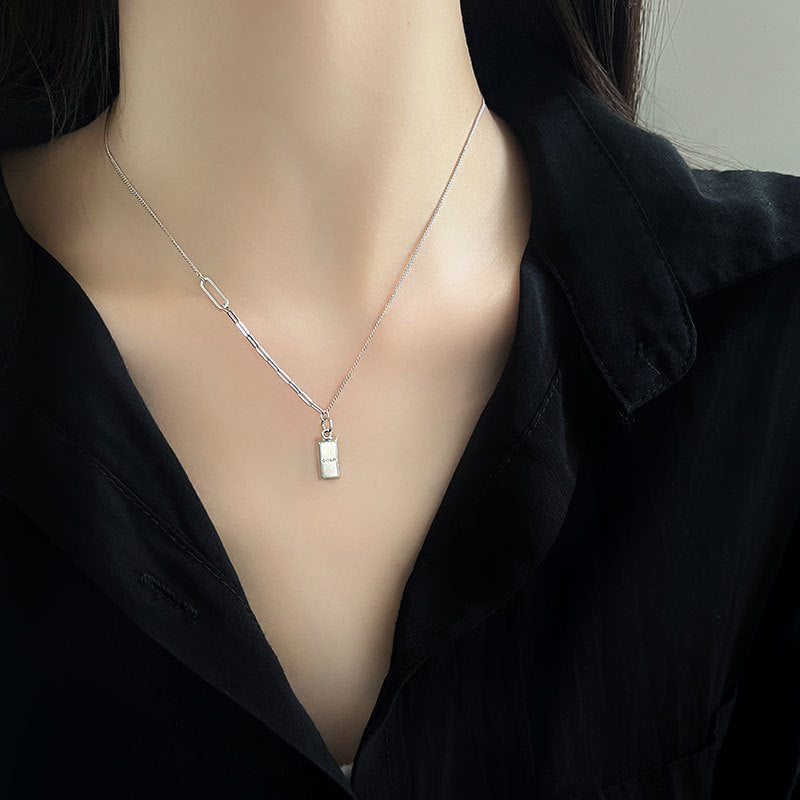 925 Sterling Silver "Little gold" necklace