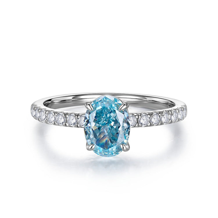 925 Sterling Silver Oval ring
