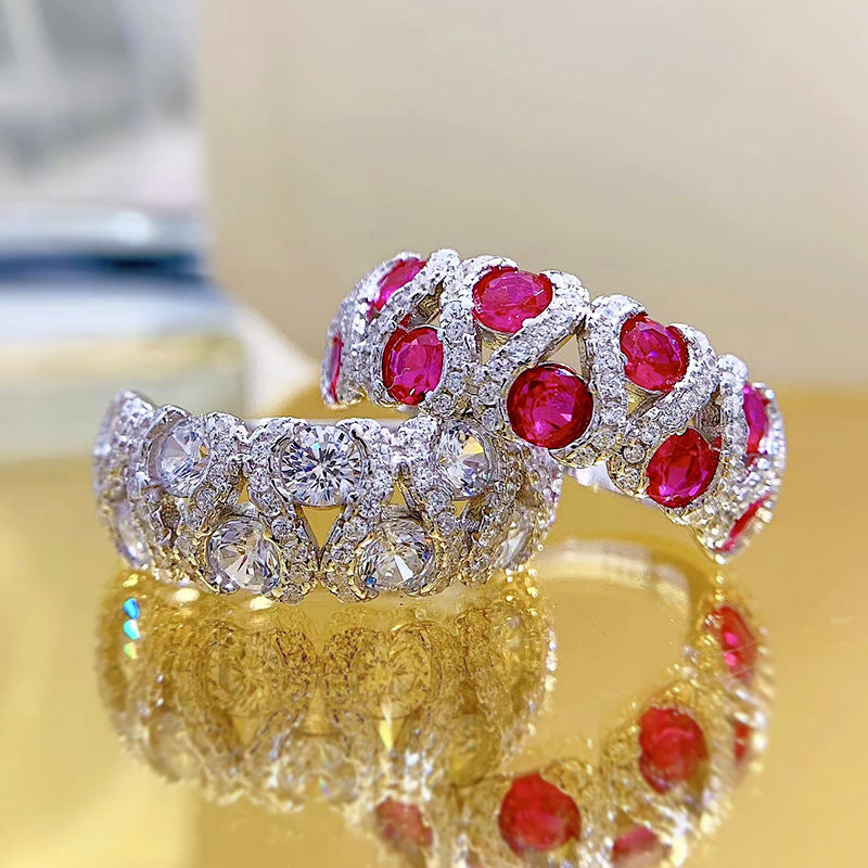 925 Sterling Silver Zircon ring
