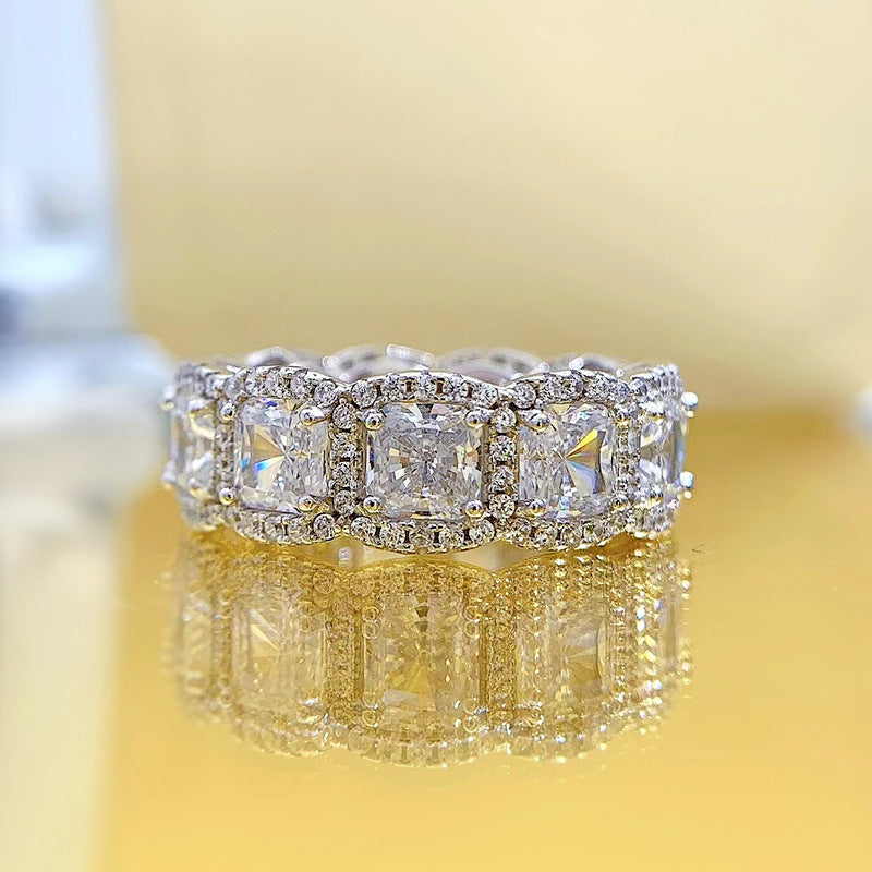 925 Sterling Silver Raydean cut the ring