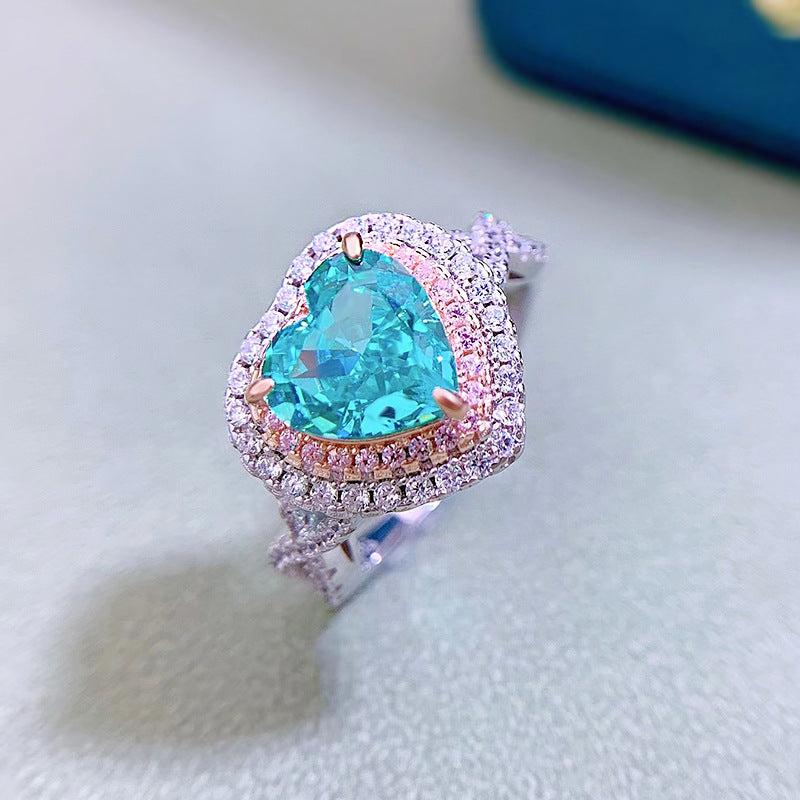 925 Sterling Silver Heart ring