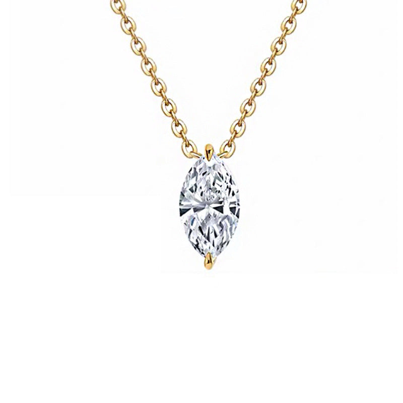 925 Sterling Silver Water drop necklace