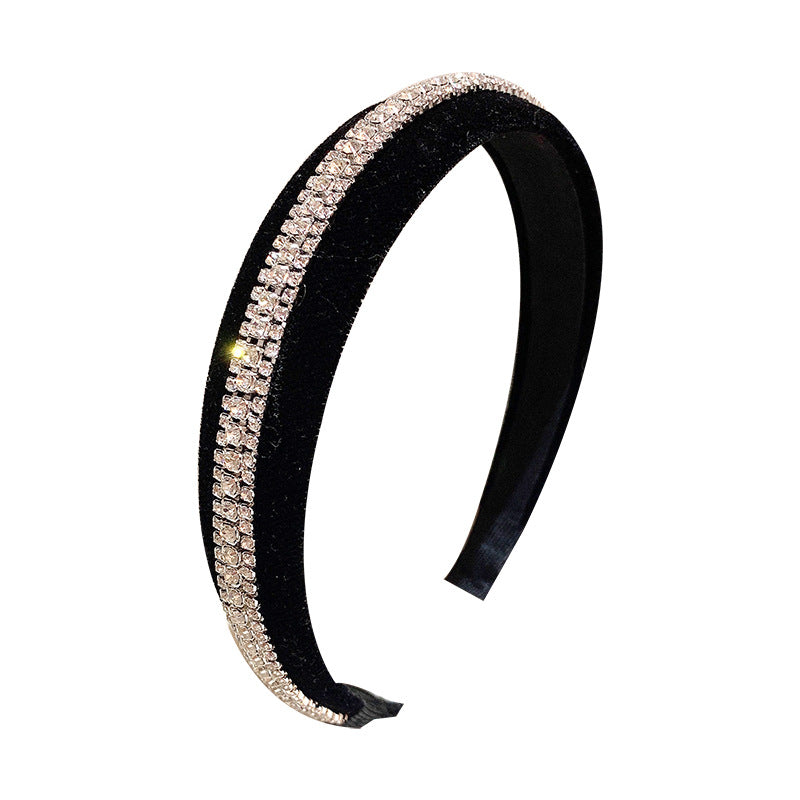 Free shipping Simple temperament rhinestone headband