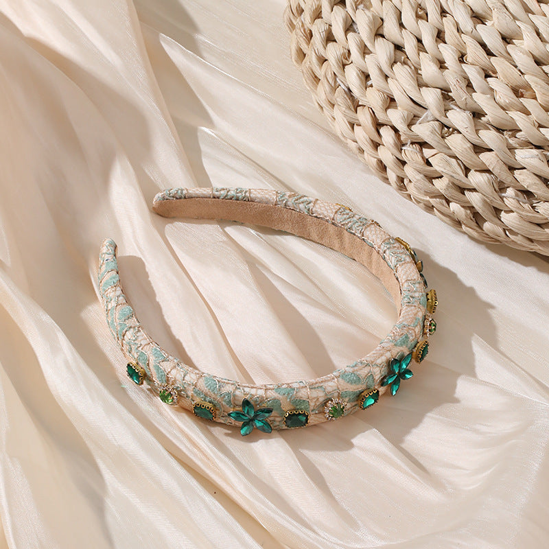 Free shipping Baroque Vintage Rhinestone Headband