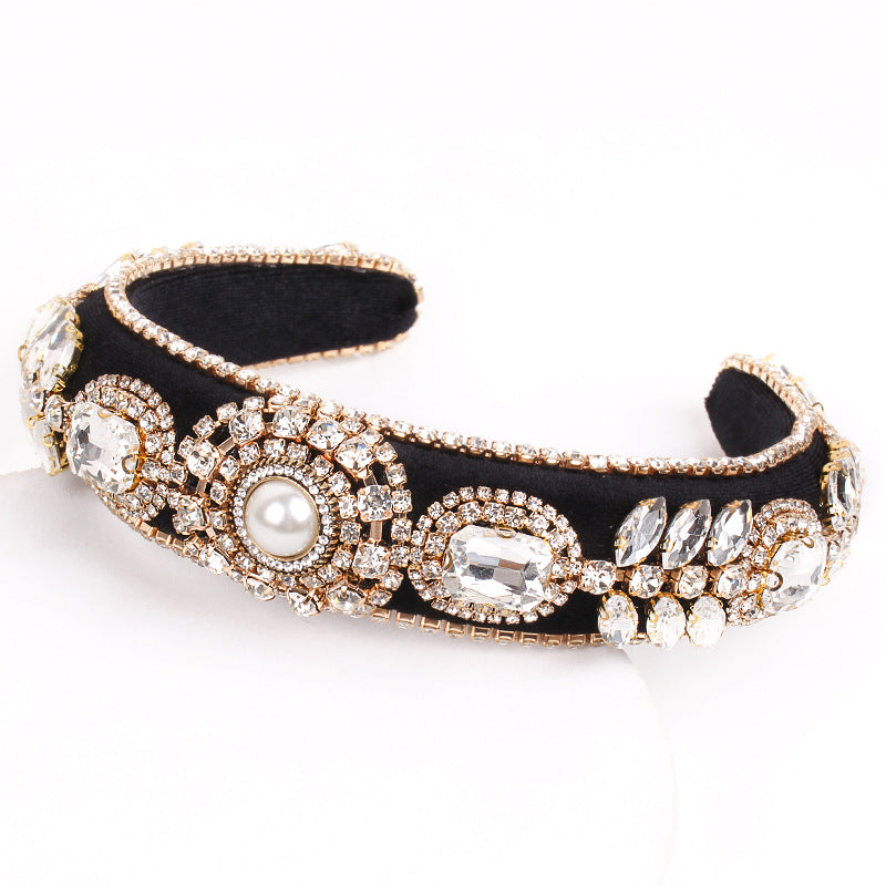 Free Shipping Vintage baroque rhinestone headband