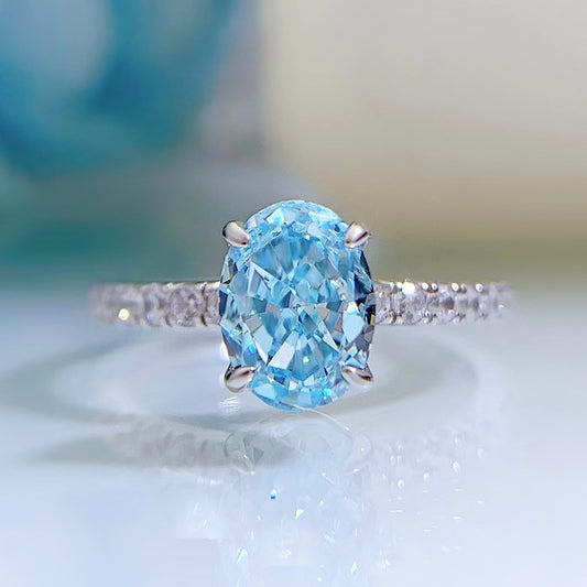 925 Sterling Silver Oval ring