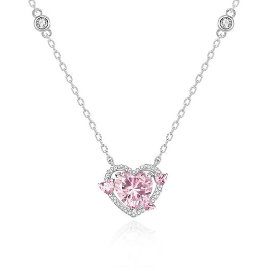 925 Sterling Silver Guardian Heart Necklace