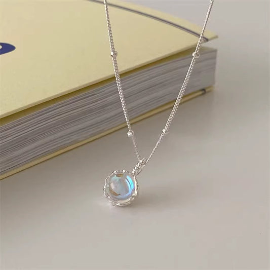 925 Sterling Silver Moonstone necklace