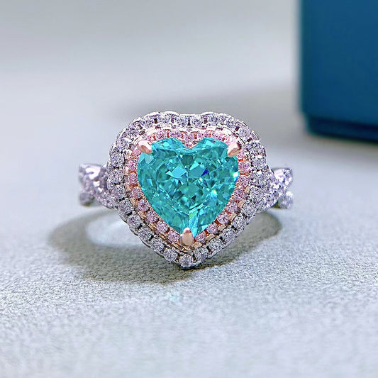 925 Sterling Silver Heart ring