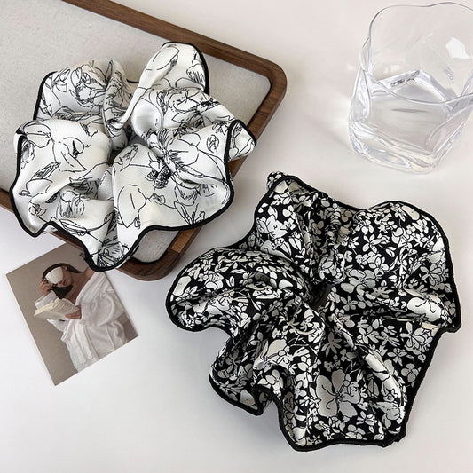 Vintage art scrunchies