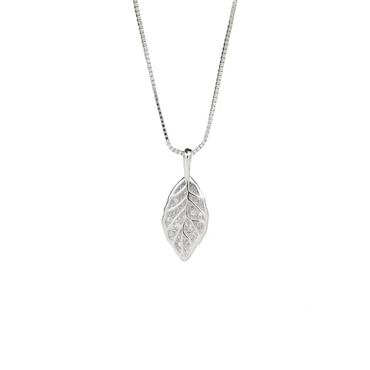 925 Sterling Silver Leaf necklace