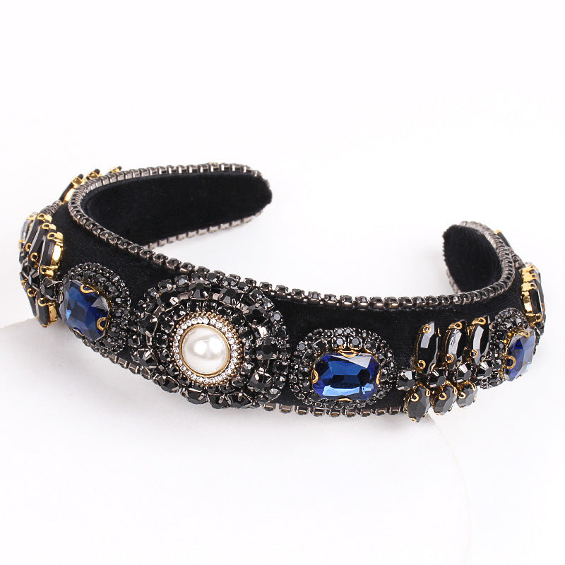 Free Shipping Vintage baroque rhinestone headband