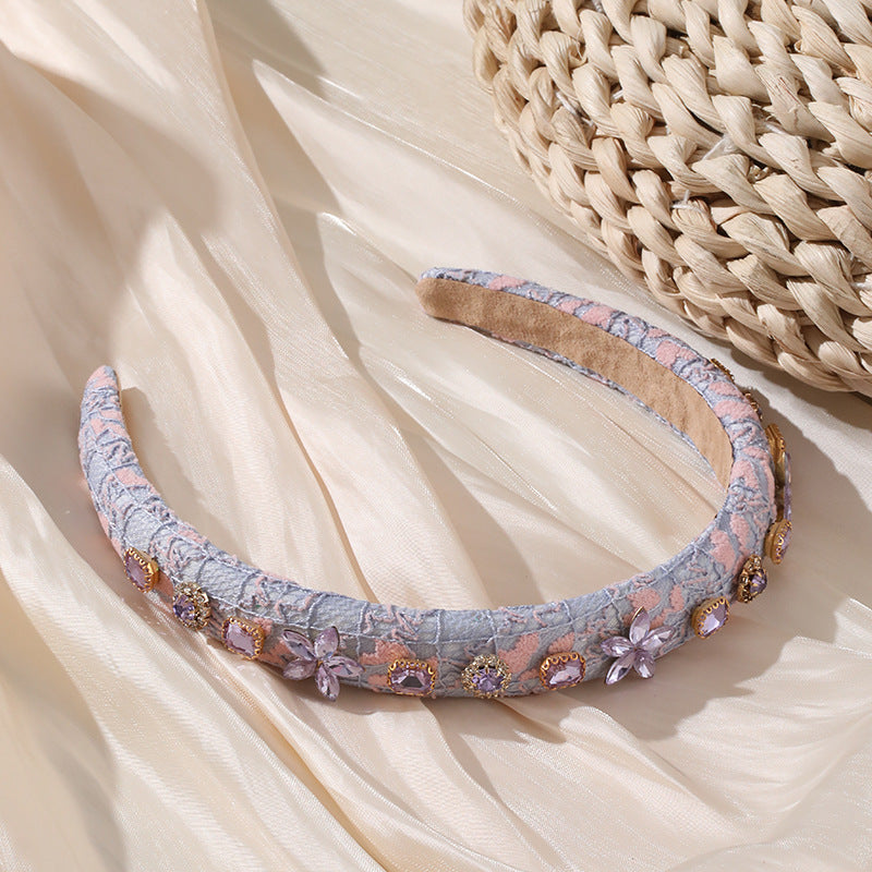 Free shipping Baroque Vintage Rhinestone Headband
