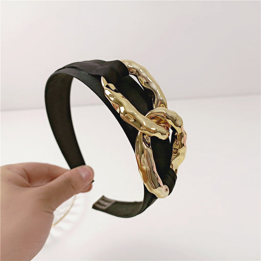 Free shipping Texture Metal Fashion Headband