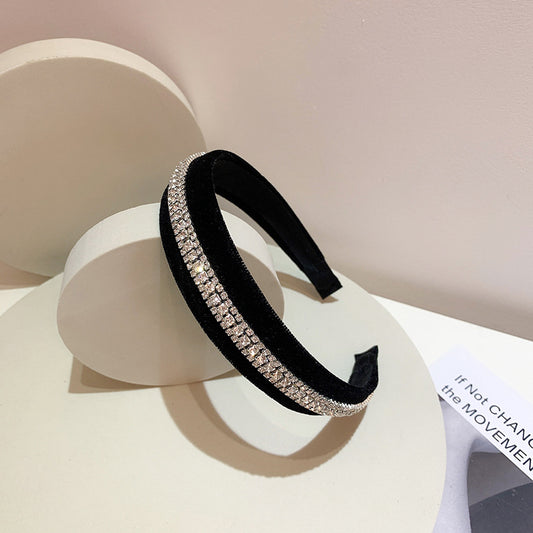 Free shipping Simple temperament rhinestone headband