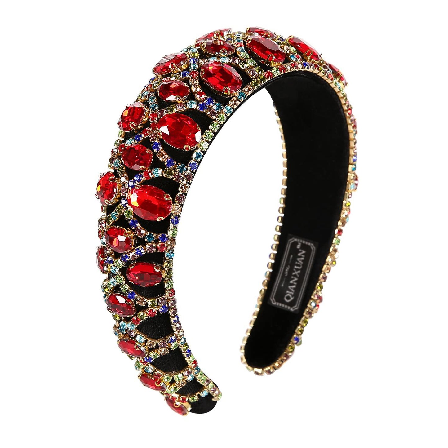 Free shipping Locke velvet handmade chain rhinestone headband