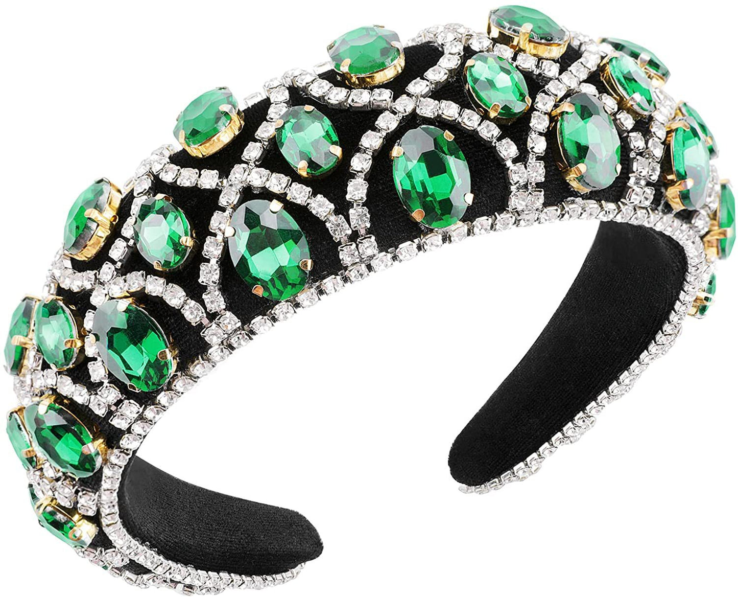 Free shipping Locke velvet handmade chain rhinestone headband