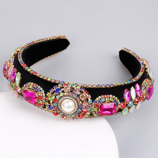 Free Shipping Vintage baroque rhinestone headband